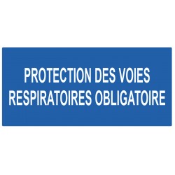 Panneau signalétique protection des voies respiratoires