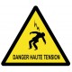 Panneau pictogramme danger haute tension