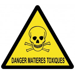Picto panneau danger matieres toxiques
