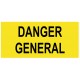 Panneau danger general picto logo