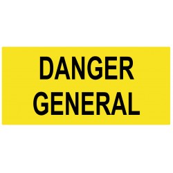 Panneau danger general picto logo