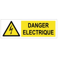 Panneau danger électrique logo