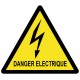 Pictogramme danger électrique logo