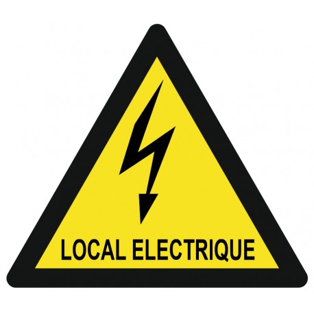 Panneau local electrique logo
