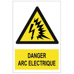 Pictogramme danger arc electrique