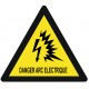 Panneau texte arc electrique logo