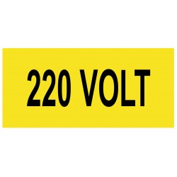 Panneau 220 volt picto