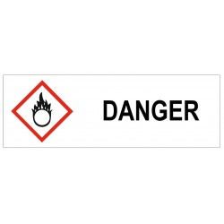 Picto substances comburantes danger
