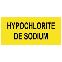 Panneau picto hypochlorite de sodium