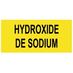 Panneau Hydroxyde de sodium picto