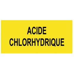 Panneau Acide Chlorhydrique picto