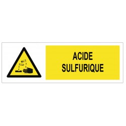 Panneau picto Acide Sulfurique