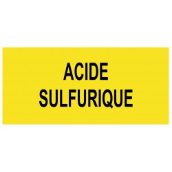 Panneau Acide Sulfurique
