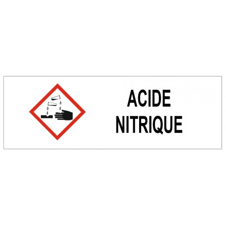 Panneau picto Acide nitrique