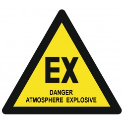 Panneau atmosphere explosive picto