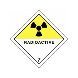 Panneau radioactives 7 catégorie 3