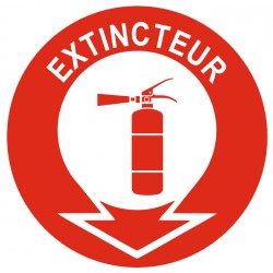 Panneau robinet d'incendie armé logo