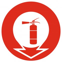 Panneau incendie extincteur (REFE791)