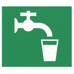 Panneau eau potable sigle (REFAB602)