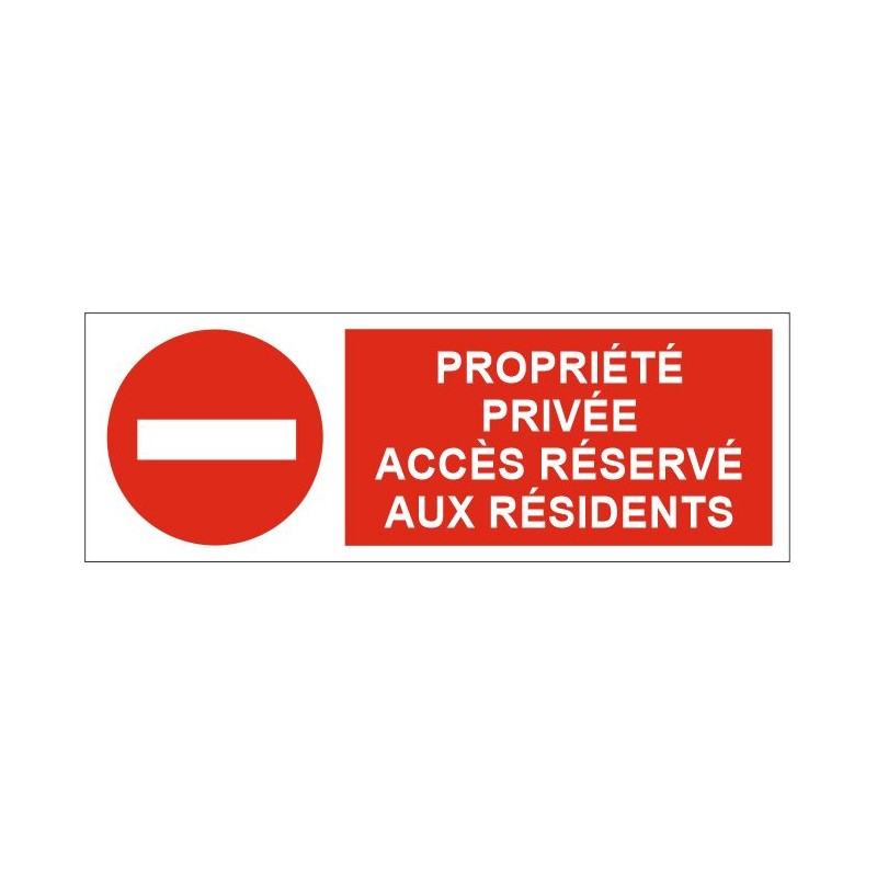 Panneau - Accès Réservé Exclusivement Au Personnel Autorisé - En Pvc