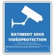 Panneau batiment sous videoprotection