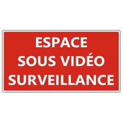 Panneau batiment sous videoprotection