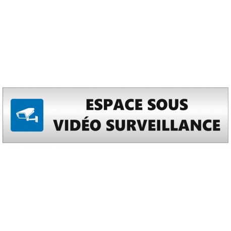 Panneau batiment sous surveillance video