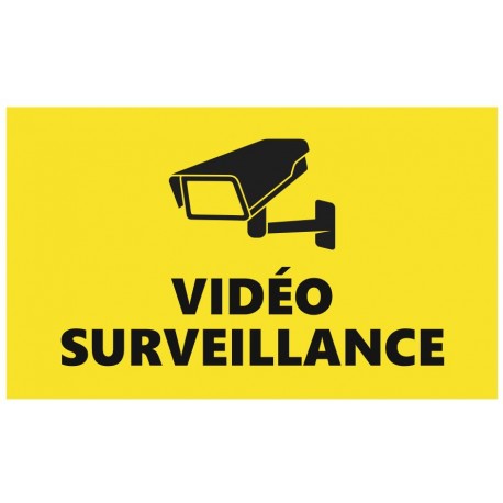 Panneau etablissement videosurveillance