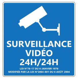 Panneau videosurveillance 24H /24