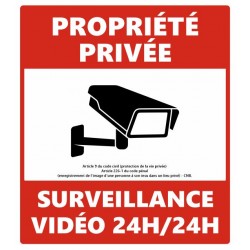 Propriété privée videosurveillance 24H /24