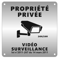 Panneau locaux sous videosurveillance