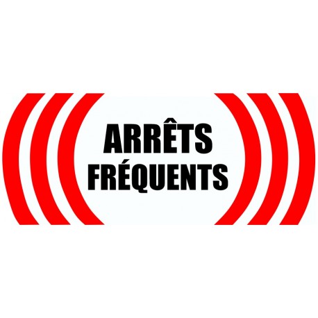 signalétique Livraison arrets fréquents