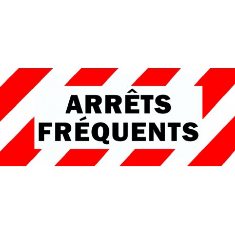 signalétique zoom arrets fréquents