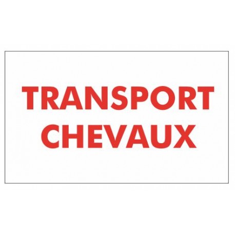 Panneau Attention chevaux signalétique