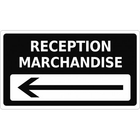 Panneau réception marchandises