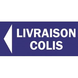 Signalisation livraison colis droite