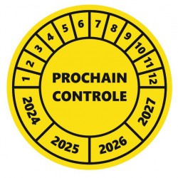 Pastille de controle (inspecté)