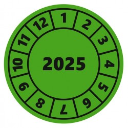 Autocollant Pastille de controle 2024