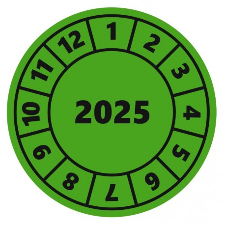 Autocollant Pastille de controle 2024