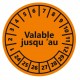 Autocollant Pastille inspecté