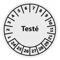 Pastille calendrier prochain réglages