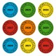 Pastille calendrier année 2024 / 2025