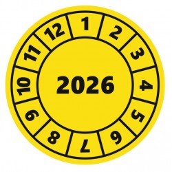 Pastille calendrier année 2025 / 2026