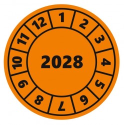 Pastille calendrier année 2026