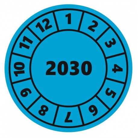 Pastille calendrier année 2028