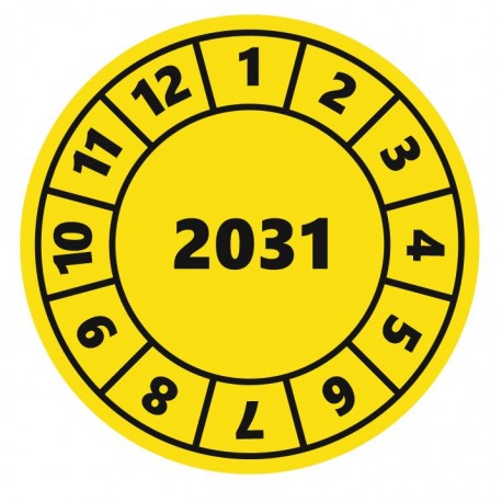 Pastille calendrier année 2030