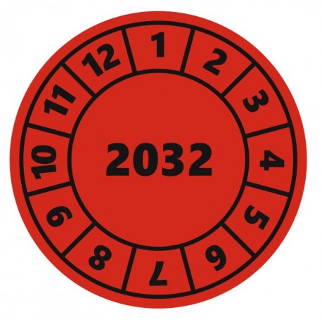 Pastille calendrier année 2031