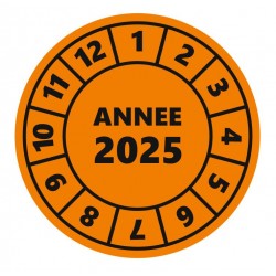 Autocollant calendrier année 2024