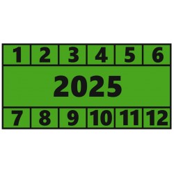 Autocollant Pastille 2024 (rectangle)