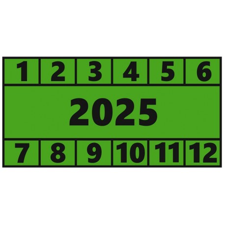 Autocollant Pastille 2024 (rectangle)